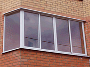 Балконные рамы раздвижные из алюминия и ПВХ 